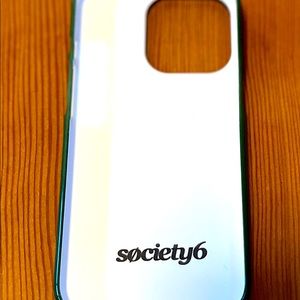 Brand new Society 6 Green Plastic iPhone case